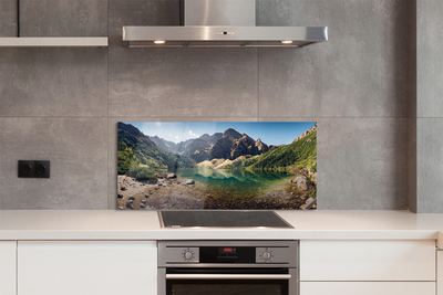 Painel de vidro Lago de montanha