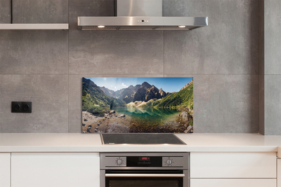 Painel de vidro Lago de montanha