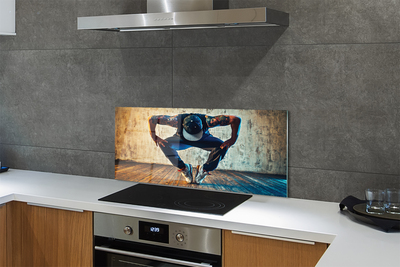 Painel de vidro Homem do hip-hop