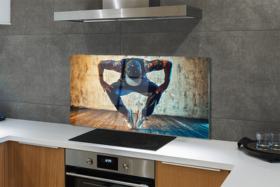 Painel de vidro Homem do hip-hop