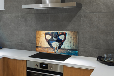 Painel de vidro Homem do hip-hop