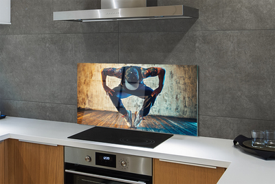 Painel de vidro Homem do hip-hop