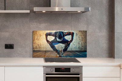 Painel de vidro Homem do hip-hop