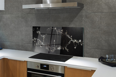 Painel de vidro Gotas de água espirrando