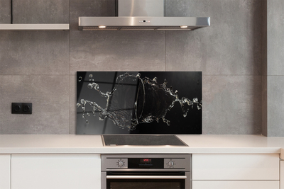 Painel de vidro Gotas de água espirrando