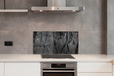 Painel de vidro Estrutura de pedra abstrata