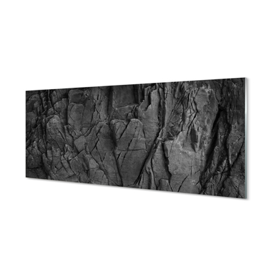 Painel de vidro Estrutura de pedra abstrata