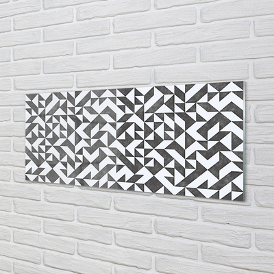 Painel de vidro Polígonos