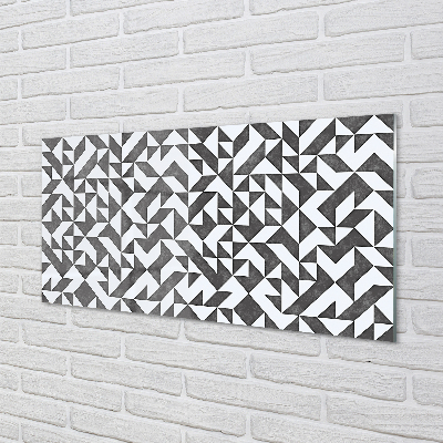 Painel de vidro Polígonos