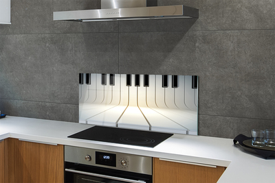 Painel de vidro Teclas de piano