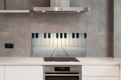 Painel de vidro Teclas de piano
