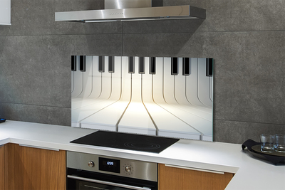 Painel de vidro Teclas de piano