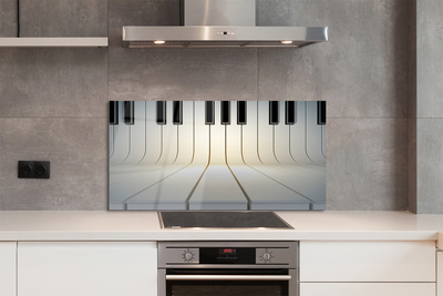 Painel de vidro Teclas de piano