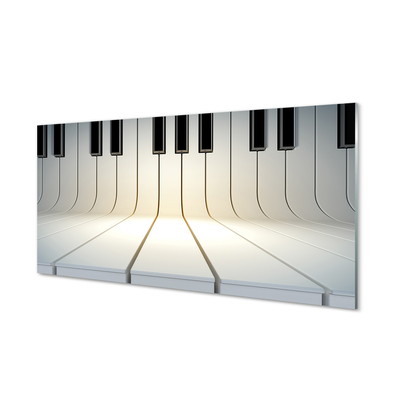 Painel de vidro Teclas de piano