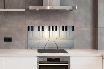 Painel de vidro Teclas de piano
