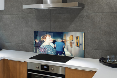 Painel de vidro Pessoas