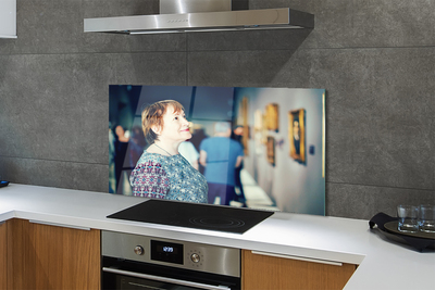 Painel de vidro Pessoas