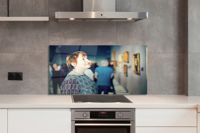 Painel de vidro Pessoas