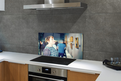 Painel de vidro Pessoas