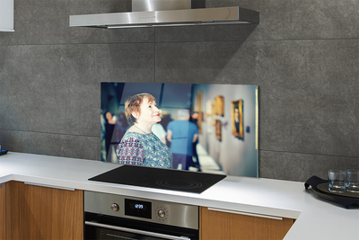 Painel de vidro Pessoas