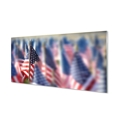 Painel de vidro Bandeira dos Estados Unidos