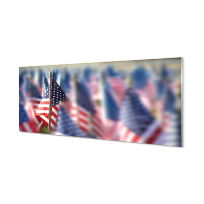 Painel de vidro Bandeira dos Estados Unidos