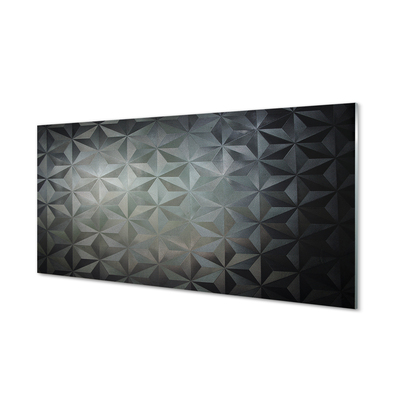 Painel de vidro cones 3D