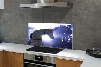 Painel de vidro Floresta do Unicórnio