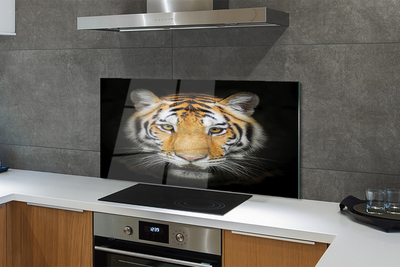 Painel de vidro Tigre