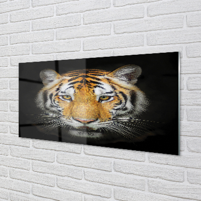 Painel de vidro Tigre