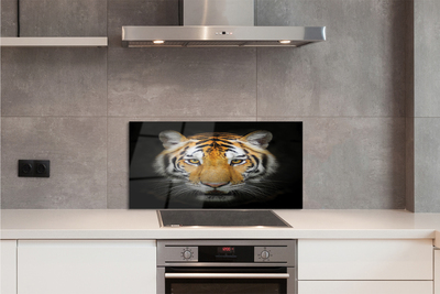 Painel de vidro Tigre
