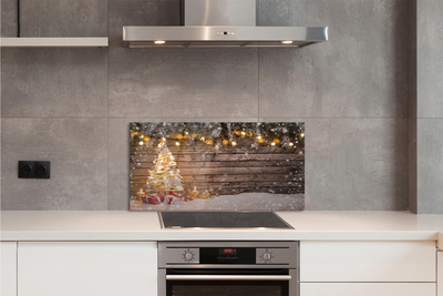 Painel de vidro Decorações de neve para árvores de Natal