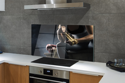 Painel de vidro Luva de bandagem feminina