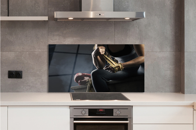 Painel de vidro Luva de bandagem feminina