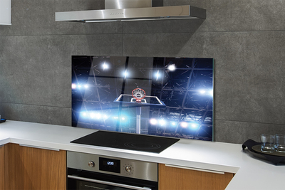 Painel de vidro Cesta de luz