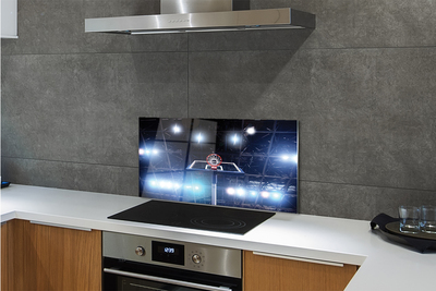 Painel de vidro Cesta de luz