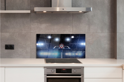 Painel de vidro Cesta de luz