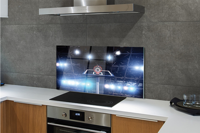 Painel de vidro Cesta de luz