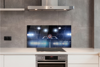 Painel de vidro Cesta de luz