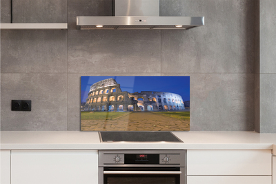 Painel de vidro Pôr do sol em Roma, Coliseu