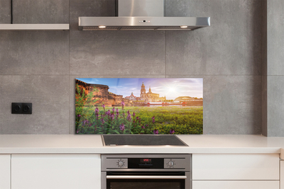 Painel de vidro Rio Sunrise da Alemanha