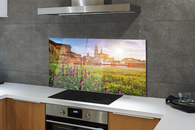 Painel de vidro Rio Sunrise da Alemanha