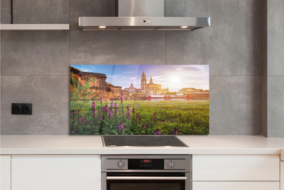 Painel de vidro Rio Sunrise da Alemanha