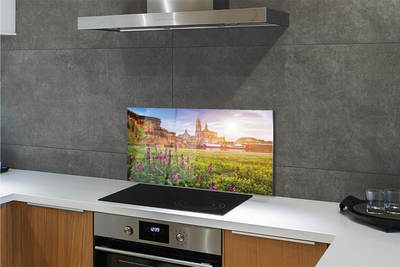 Painel de vidro Rio Sunrise da Alemanha