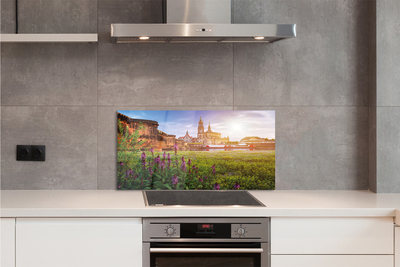 Painel de vidro Rio Sunrise da Alemanha