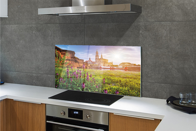 Painel de vidro Rio Sunrise da Alemanha