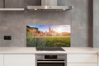 Painel de vidro Rio Sunrise da Alemanha