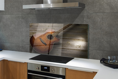 Painel de vidro Guitarra