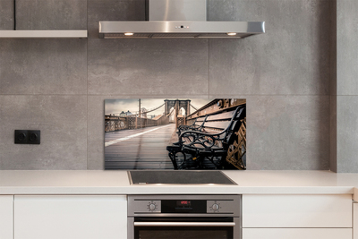 Painel de vidro Banco de ponte