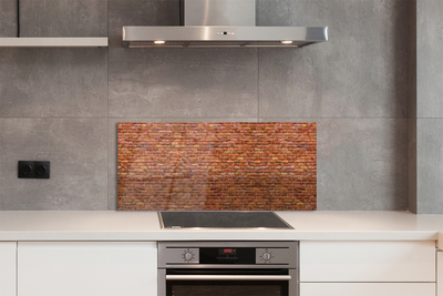 Painel de vidro Parede de tijolos vintage